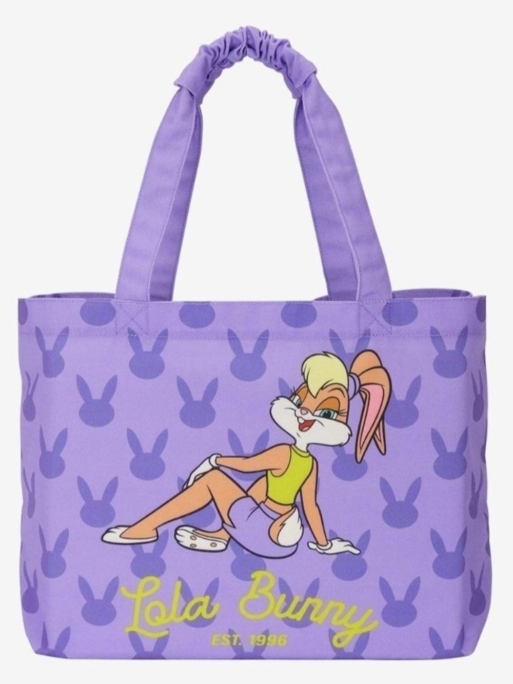 Lola Bunny Purple Graphic Tote Bag